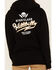 Image #4 - Troll Co Women's High Class Zip-Up Hoodie , Black, hi-res