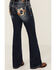 Image #4 - Grace in LA Girls' Dark Wash Bootcut Denim Jeans , Dark Wash, hi-res