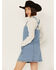 Image #4 - Cleo + Wolf Women's Rigid Oakes Medium Wash A-Line Denim Dress, Medium Wash, hi-res