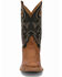 Image #5 - Justin Men's Caddo Bent Rail Western Boots - Broad Square Toe, Tobacco, hi-res