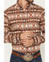 Image #3 - RANK 45&reg; Men's Mountain Shadow Southwestern Print Long Sleeve Button-Down Stretch Western Shirt, Tan, hi-res