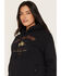 Image #2 - Troll Co Women's Rosie's Auto Body Shop Graphic Hoodie, Black, hi-res