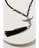 Image #1 - Shyanne Women's Wild Soul Longhorn Tassel Necklace, Silver, hi-res