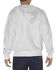 Image #2 - Dickies Men's Midweight Fleece Zip-Up Hooded Work Jacket, White, hi-res