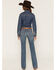 Image #3 - Ariat Women's R.E.A.L. Maggie Medium Wash Perfect Rise Bootcut Stretch Denim Jeans, Medium Wash, hi-res