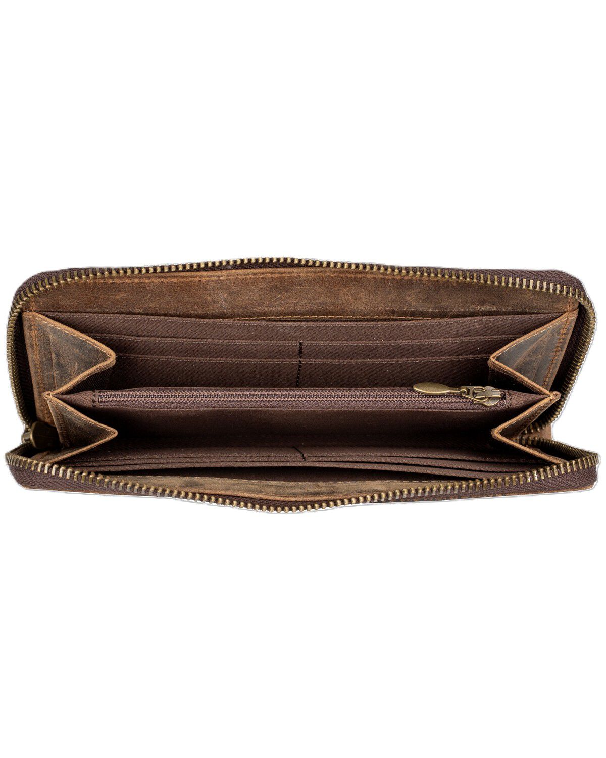 Image #4 - STS Ranchwear by Carroll Women's Baroness Betsy Wristlet Wallet, Brown, hi-res