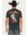 Image #4 - Seager Men's High Noon Short Sleeve Graphic T-Shirt, Black, hi-res