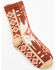 Image #3 - Shyanne Women's Riley Southwestern Print Socks - 2 Pack, Brandy Brown, hi-res