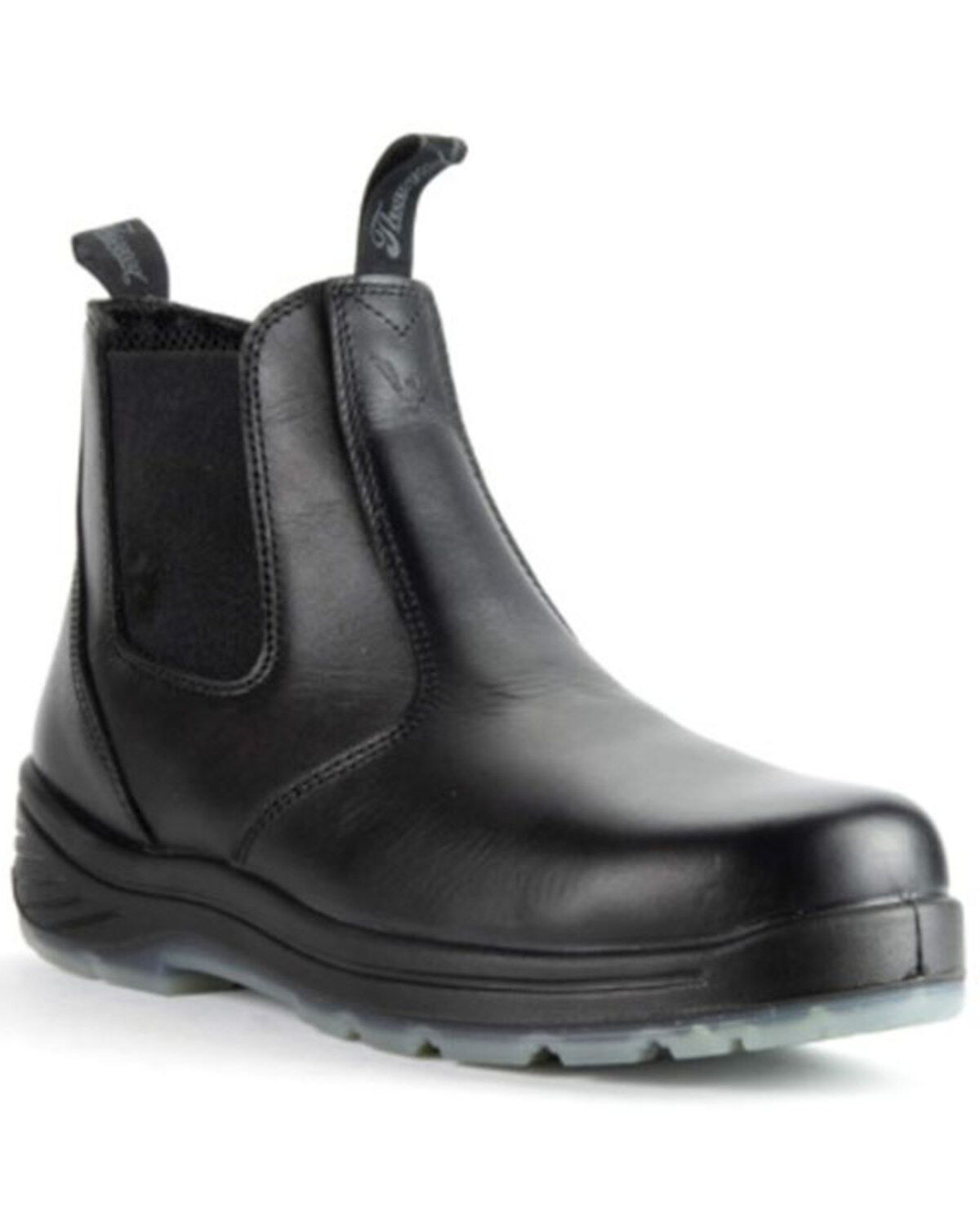 Image #1 - Thorogood Men's 6" Quick Release Station Work Boots - Composite Toe, Black, hi-res