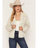 Image #1 - Levi's Women's 90s Sherpa Trucker Jacket, Cream, hi-res