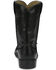 Image #5 - Justin Men's Basics Roper Western Boots - Medium Toe, Black, hi-res