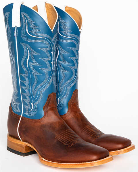 Image #1 - Cody James® Men's Square Toe Stockman Boots, Copper, hi-res
