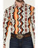 Image #3 - Wrangler Men's Checotah Southwestern Print Long Sleeve Snap Western Shirt - Tall, , hi-res
