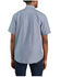 Image #2 - Carhartt Men's Midweight Denim Chambray Short Sleeve Button Down Work Shirt, Blue, hi-res