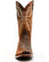 Image #4 - Corral Men's Embroidered Western Boots - Square Toe , Chocolate, hi-res