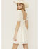 Image #4 - Rock & Roll Denim Women's Eyelet Dress, Cream, hi-res