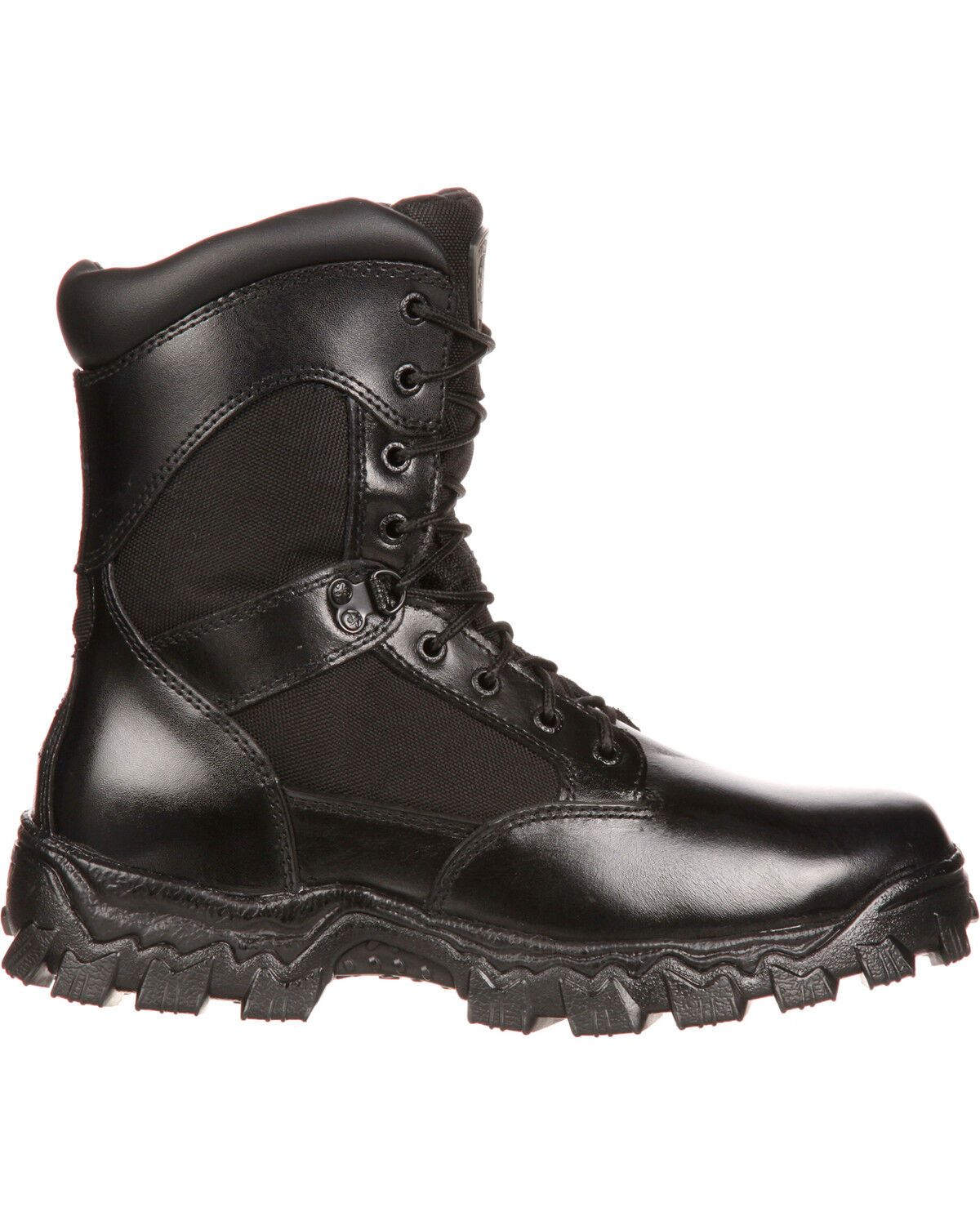 Image #2 - Rocky Men's Alpha Force Waterproof Insulated Duty Boots, Black, hi-res