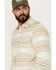 Image #2 - Dakota Grizzly Men's Shane Striped Long Sleeve Snap Western Shirt, Sand, hi-res