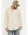 Image #1 - Moonshine Spirit&reg; Men's Side Stage Solid Suede Long Sleeve Snap Western Shirt, Tan, hi-res