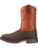 Image #2 - Ariat Men's WorkHog® Western Work Boots - Broad Square Toe, Earth, hi-res
