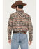 Image #4 - Cody James Men's Ironwood Southwestern Long Sleeve Snap Flannel Shirt - Tall, Brown, hi-res