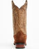 Image #5 - Laredo Men's Rigid Roughout Performance Western Boots - Broad Square Toe , Rust Copper, hi-res