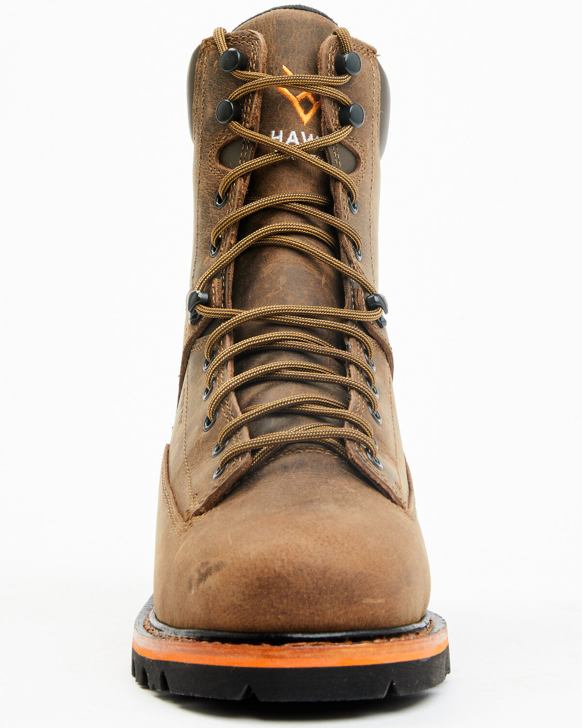 Image #4 - Hawx Men's 8" Insulated Lace-Up Waterproof Work Boots - Composite Toe, Brown, hi-res