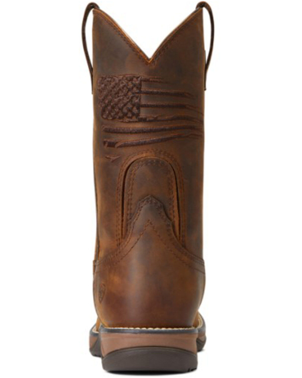 Image #3 - Ariat Women&rsquo;s Anthem Patriot Waterproof Western Performance Boots &ndash; Broad Square Toe, Brown, hi-res