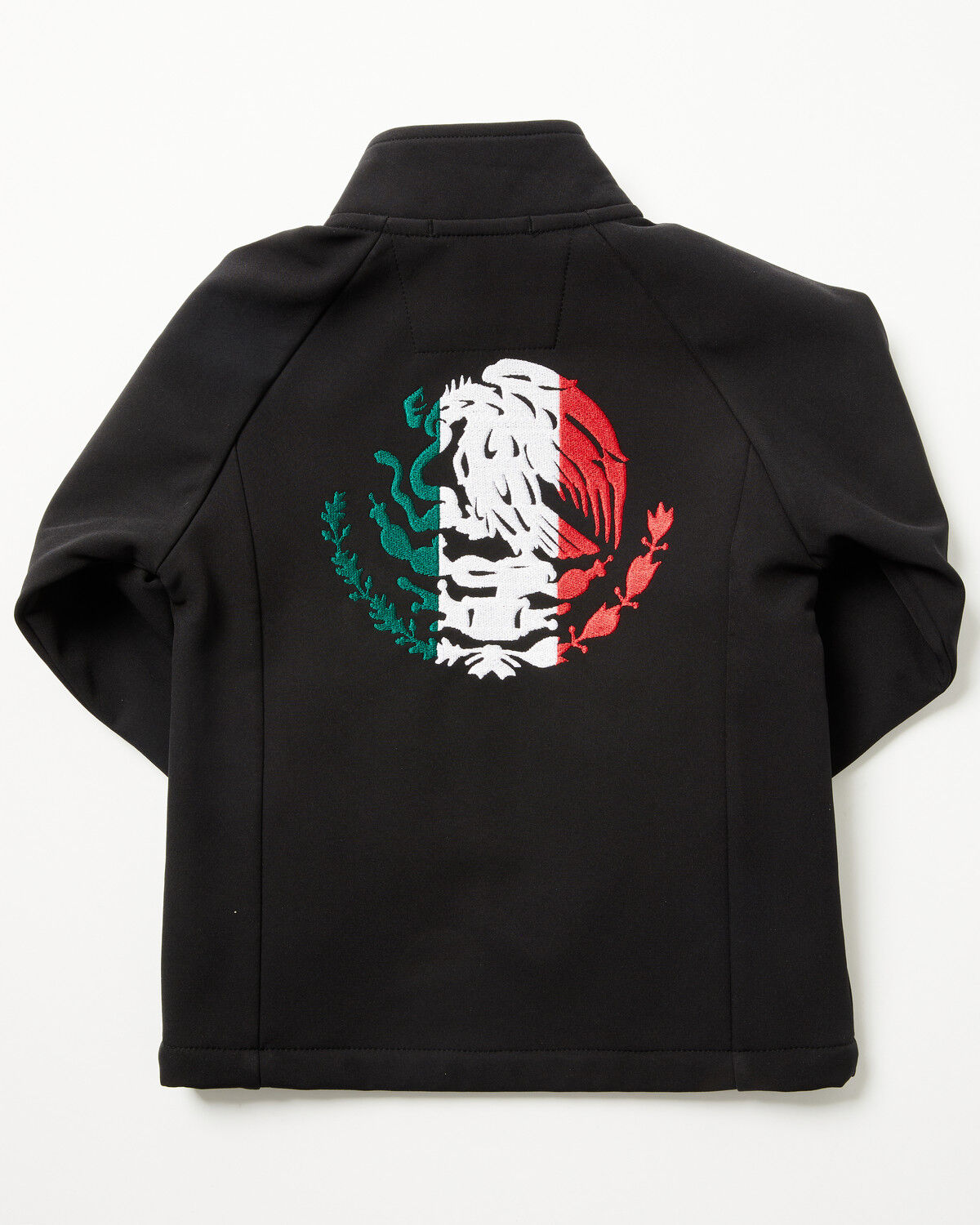 Image #4 - RANK 45&reg; Toddler Boys' Mexico Flag Seal Softshell Jacket, Black, hi-res