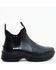 Image #2 - RANK 45&reg; Men's 6.5" Rubber Ankle Boots - Round Toe, Black, hi-res