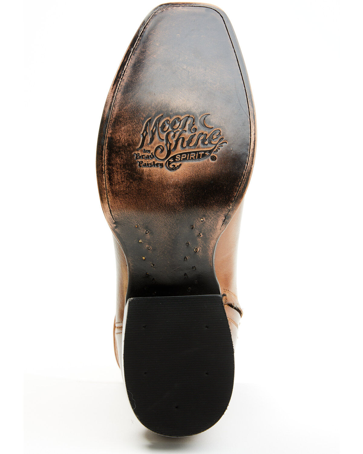 Image #7 - Moonshine Spirit&reg; Men's 8" Pancho Zipper Western Boots - Square Toe, Brown, hi-res