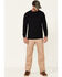 Image #2 - Hawx Men's Solid Forge Long Sleeve Work Pocket T-Shirt - Tall, Black, hi-res