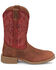 Image #2 - Justin Men's 11" Stampede Canter Western Boots - Broad Square Toe, Cognac, hi-res
