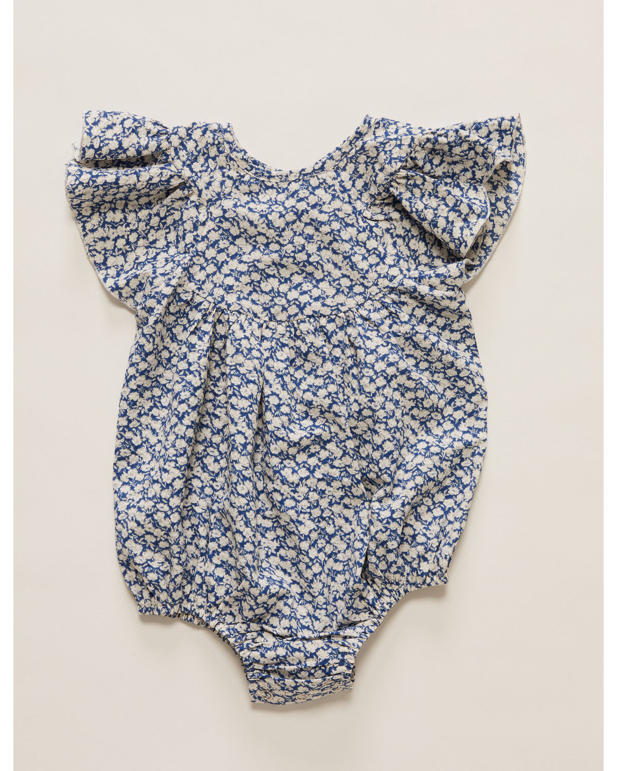 Image #3 - Yura Infant Girls' Floral Print Short Sleeve Onesie, White, hi-res