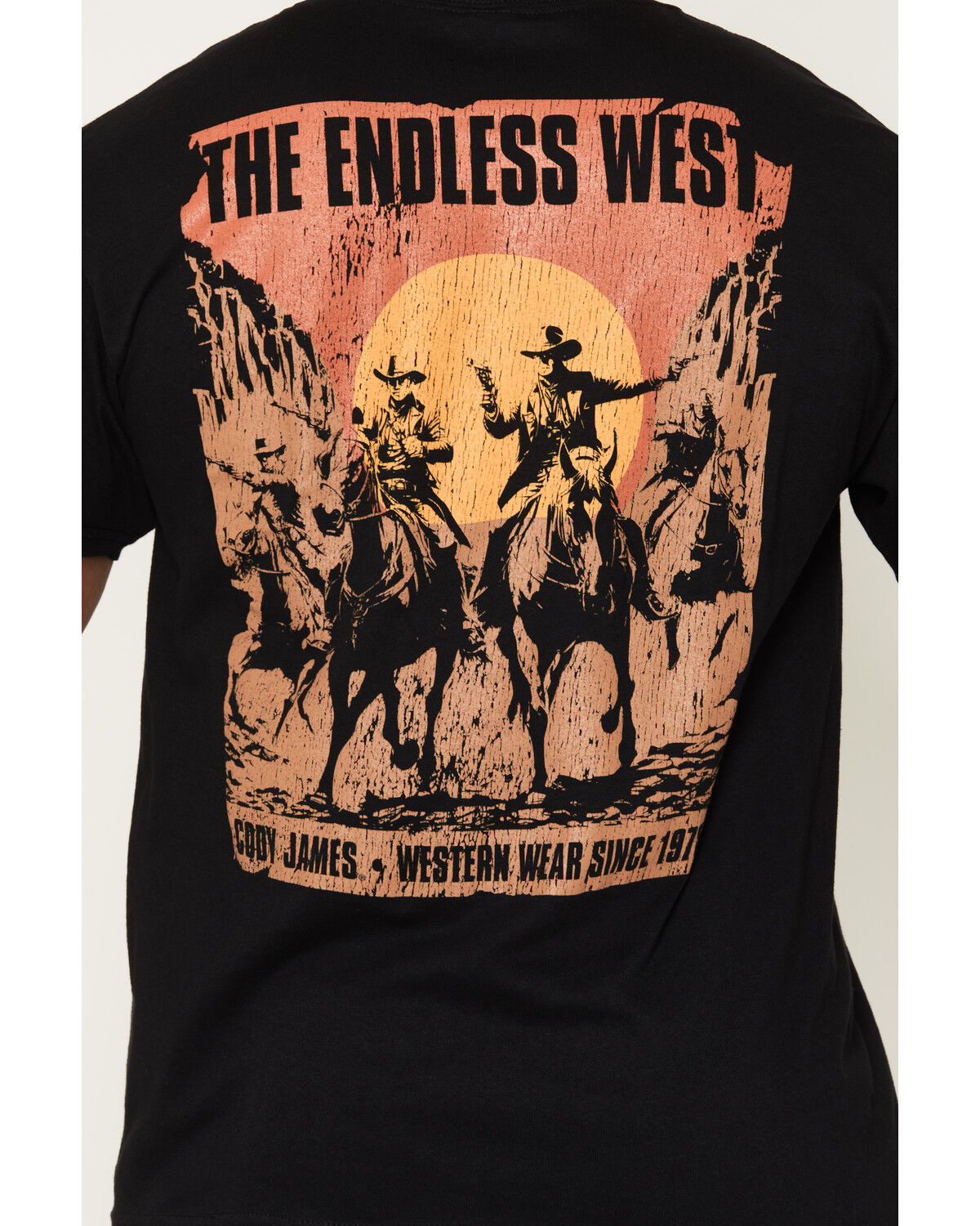 Image #4 - Cody James Men's Endless West Short Sleeve Graphic T-Shirt, Black, hi-res