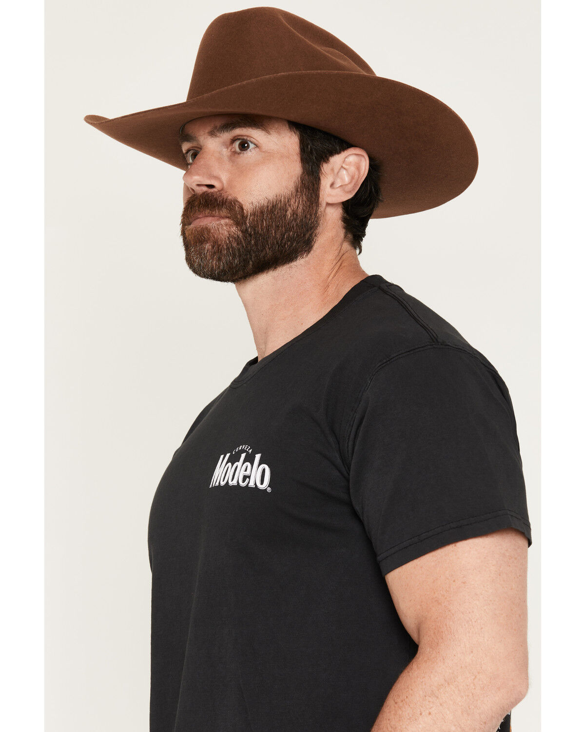 Image #3 - Modelo Men's Boot Barn Exclusive Vintage Article Short Sleeve Graphic T-Shirt, Black, hi-res
