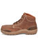 Image #3 - Justin Men's 5" Corbett Lace-Up Moc Waterproof Work Boots - Alloy Toe , Brown, hi-res