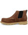 Image #3 - Twisted X Men's 4" Work Chelsea Boot - Nano Composite Toe , Medium Red, hi-res