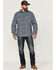 Image #2 - Brothers and Sons Men's All-Over Print Long Sleeve Button-Down Western Shirt, Navy, hi-res
