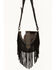 Image #2 - Wonderwest Women's Cowhide Fringe Crossbody Bag, Black, hi-res