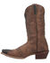 Image #3 - Laredo Men's Porter Wingtip Collar Overlay Western Boot - Snip Toe, Tan, hi-res