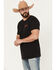 Image #3 - Moonshine Spirit&reg; Men's Bandera Short Sleeve Graphic T-Shirt, Black, hi-res