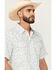 Image #2 - Cody James Rodeo Drive Floral Print Short Sleeve Snap Western Shirt - Tall, White, hi-res