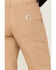 Image #4 - Carhartt Men's Rugged Flex&reg; Rigby Dungaree Stretch Work Pants, Tan, hi-res