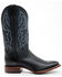 Image #2 - Cody James Men's Embroidered Western Boots - Broad Square Toe, Navy, hi-res