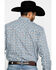 Image #5 - Resistol Men's Tavares Floral Geo Print Long Sleeve Western Shirt, Blue, hi-res