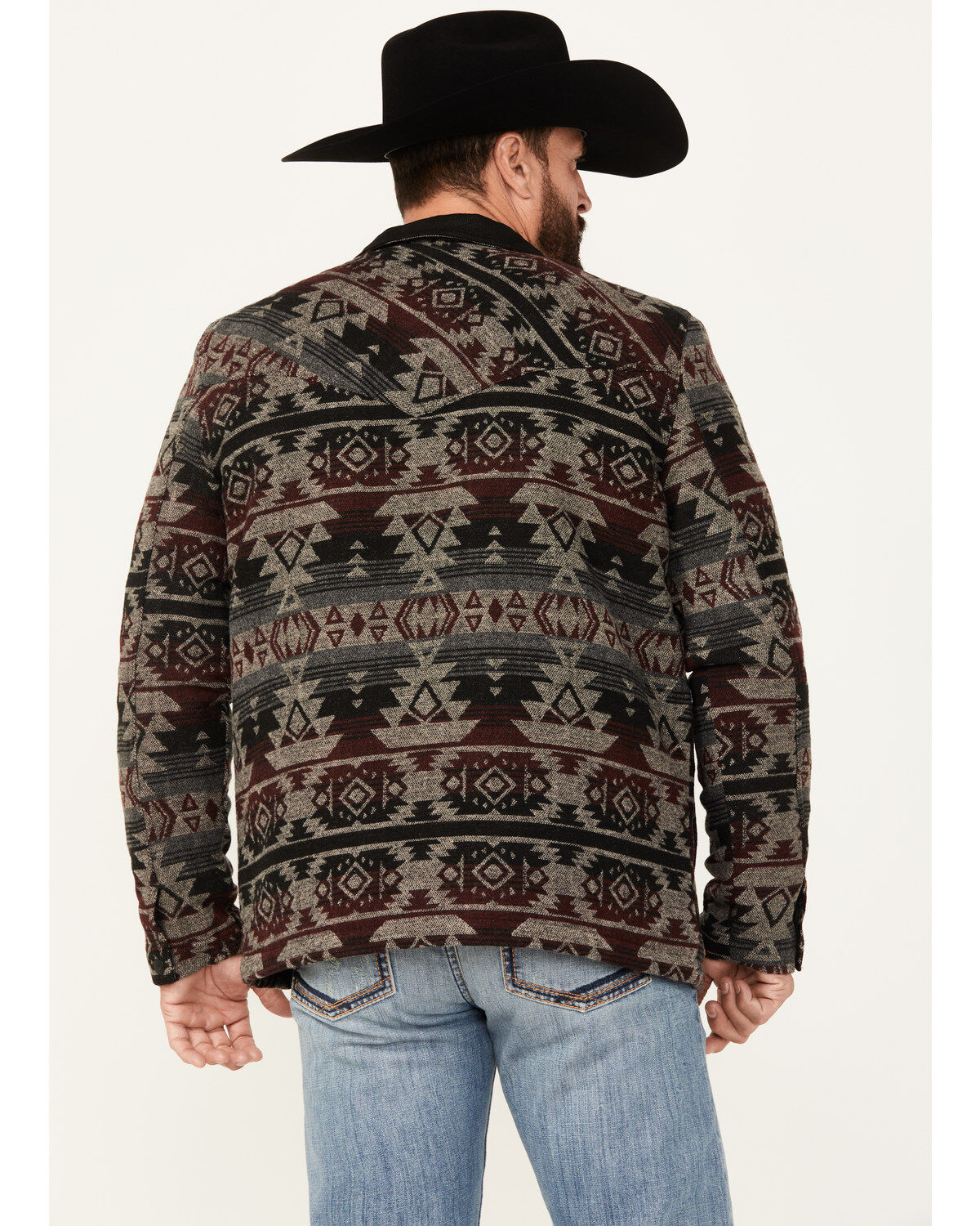 Image #4 - Moonshine Spirit&reg; Men's Southwestern Print Snap Jacket, Black, hi-res