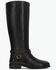 Image #2 - Frye Women's Melissa Belted Riding Fashion Boots - Round Toe, Black, hi-res