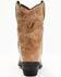 Image #5 - Laredo Women's Joni Western Fashion Booties - Snip Toe, Camel, hi-res