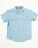 Image #1 - Cody James Toddler Boys' Cowboy Way Striped Print Short Sleeve Snap Western Shirt, , hi-res